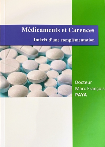 Livre: Médicaments et Carences  Dr PAYA